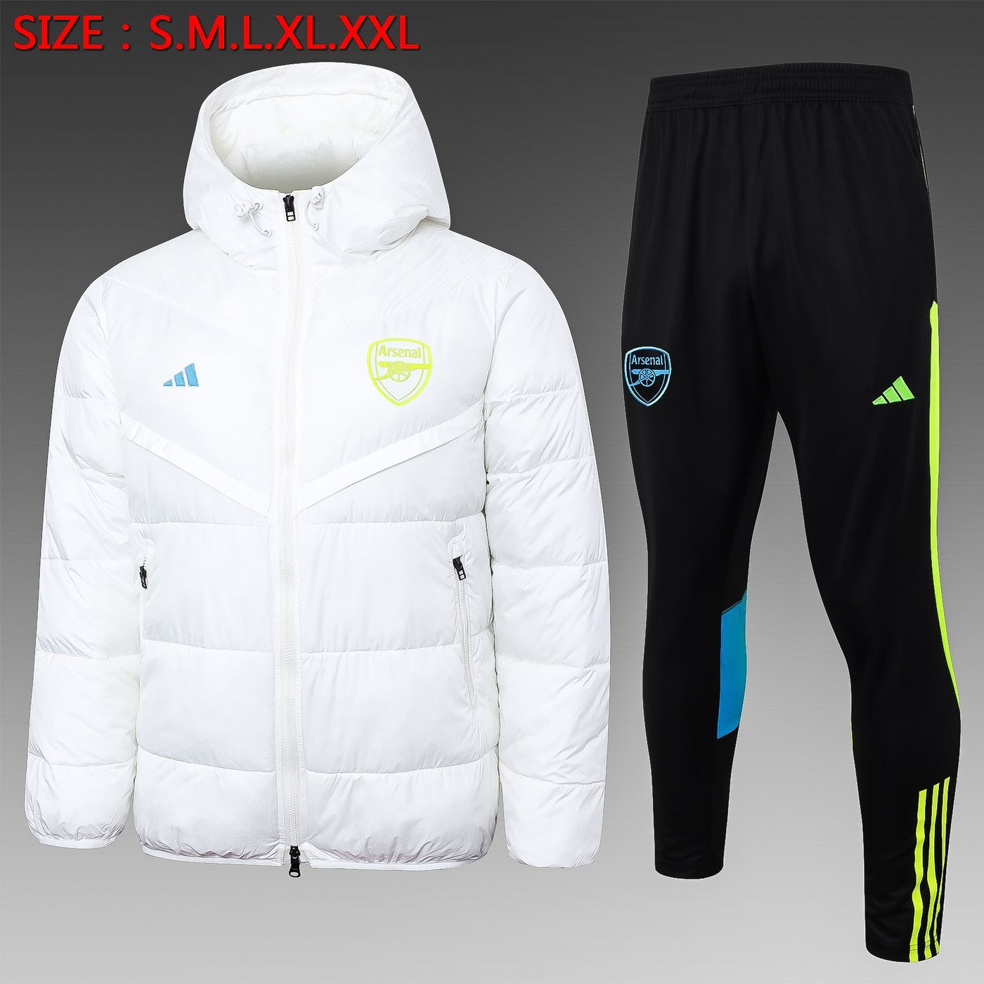 Arsenal Kit Jacket White 2024/2025 – Kick Off